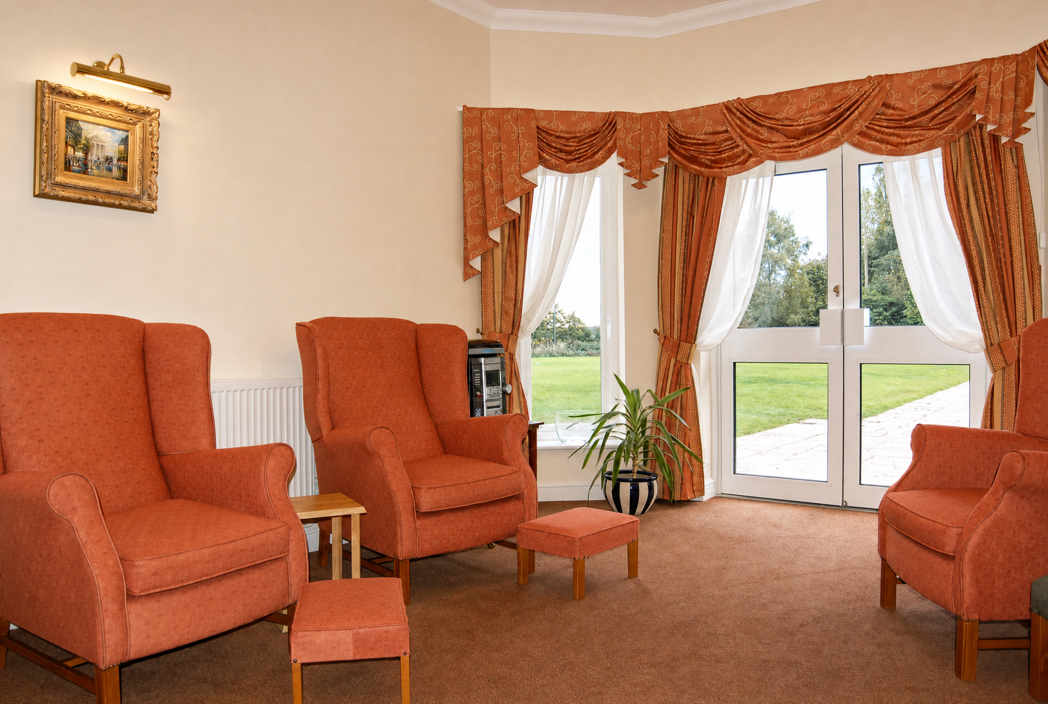 Lounge at Aldridge Court Nursing Home